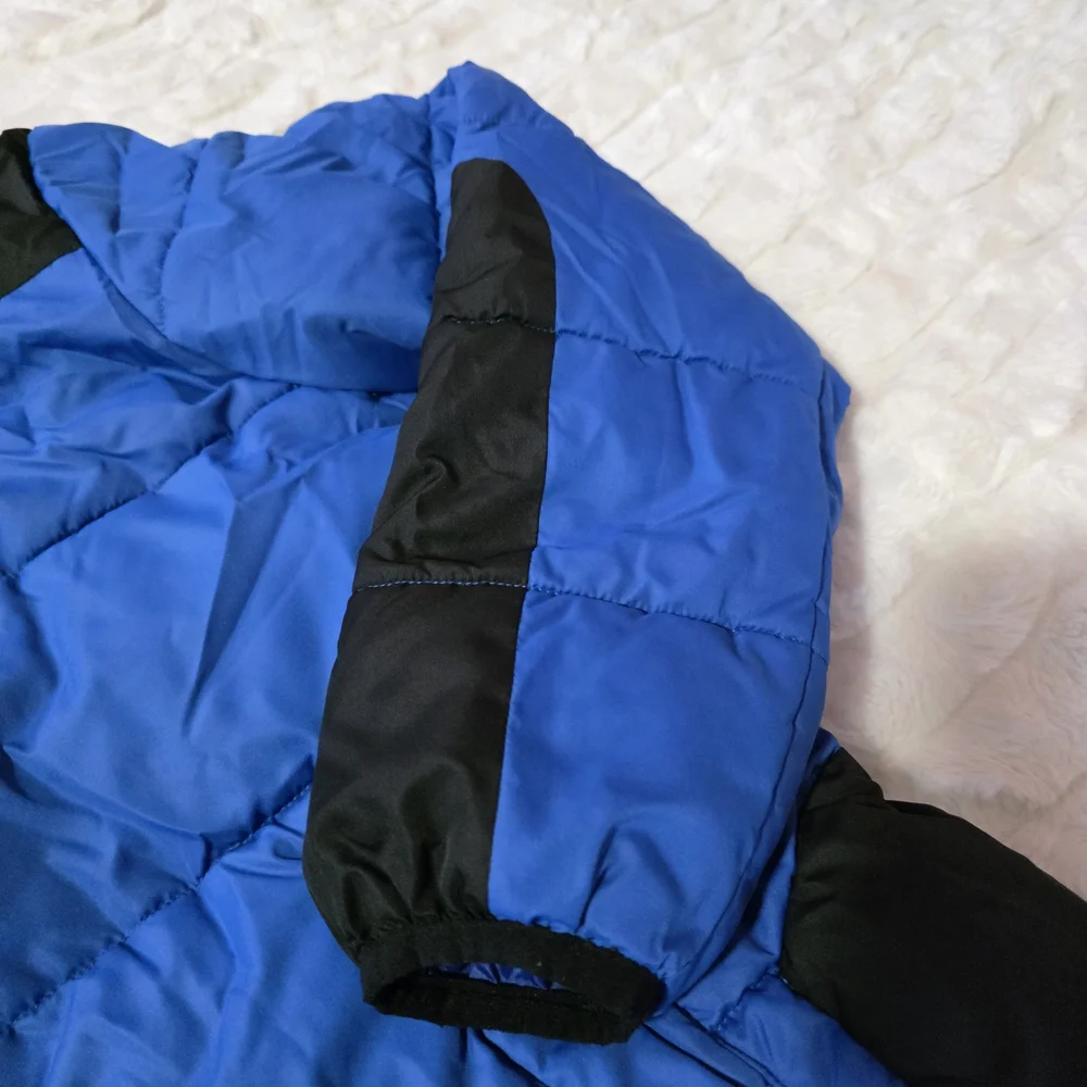Wonder Nation Blue and Black Kids Puffer Jacket Size‎ 10/1